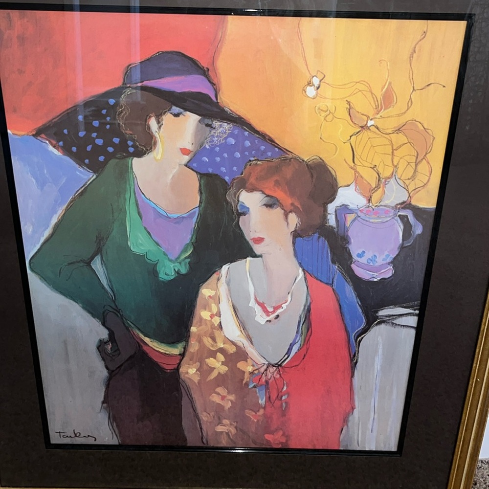 Itzchak Tarkay 's - "On The Stage"  Picture 28X31 - Picture 6 of 7